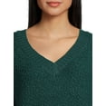 thumbnail image 4 of Love by Design Women's Juniors Popcorn Knit Pullover Sweater, Midweight, Sizes S-XL, 4 of 5
