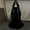 Black, variant on Azrian Dress Plus Size Women's Fashion Long Sleeve Hooded Dress Floor Length Cosplay Dress