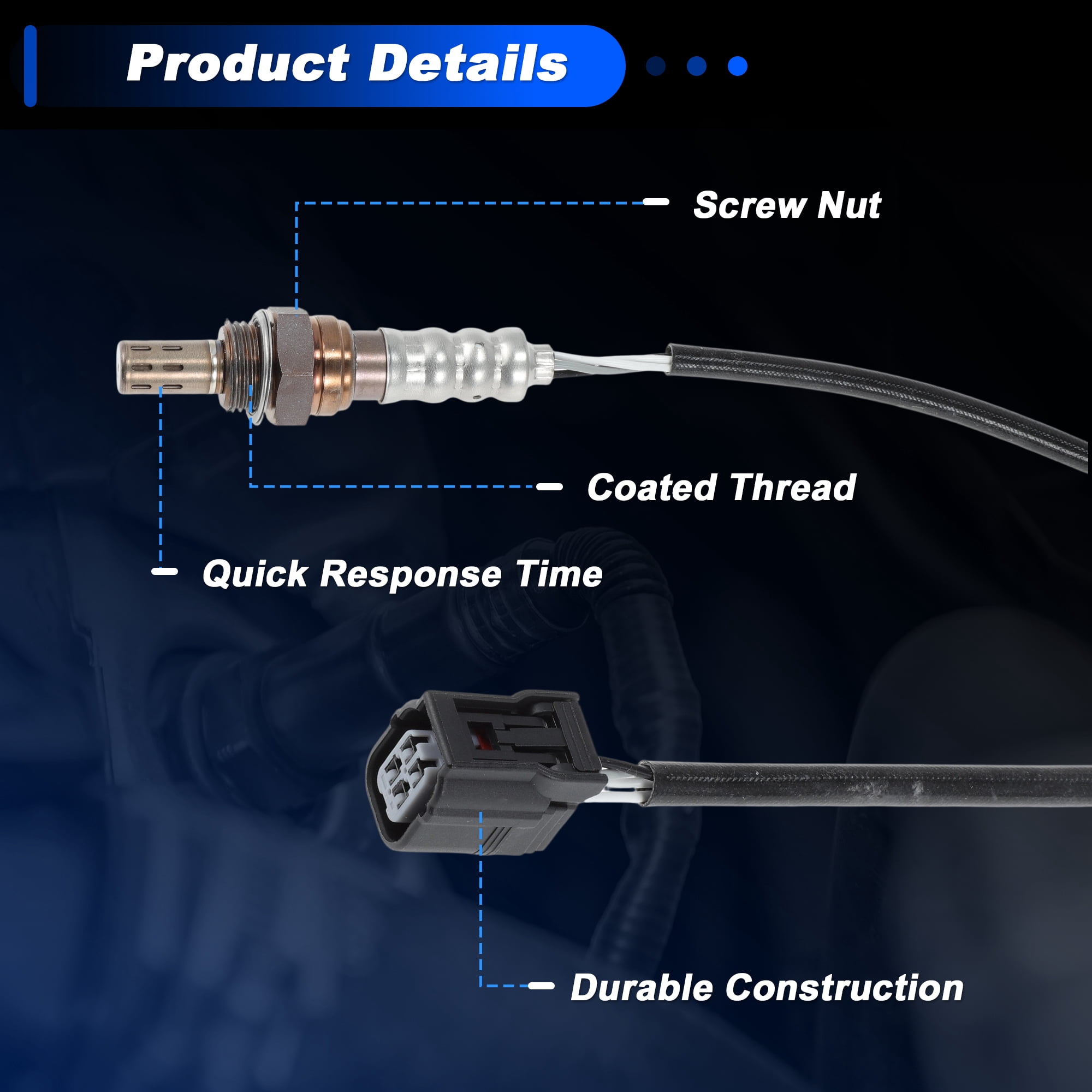 Unique Bargains Downstream Oxygen Sensor for Honda Accord and Civic