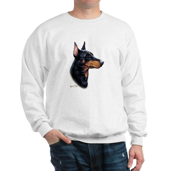 CafePress - Doberman Sweatshirt - Crew Neck Sweatshirt