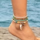thumbnail image 1 of Tobilleras con Cadena de pie Accesorios para la playa, Decoraciones para pies de yoga, Tobilleras de playa hechas a mano Juego de tobilleras A Fernando Tobillera con cuentas, 1 of 8