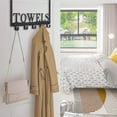 thumbnail image 4 of Perchero para toallas de baño, Perchero para puerta, Toallero de pared, Toallero de baño, Toallero de pared, 4 of 5