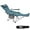 Cyan, variant on 2-in-1 Camping Chair Reclining, Lightweight Folding Camping Chair with Adjustable Backrest & Footrest, Camping Lounge Chair with Headrest, Cup Holder, Storage Bag, for Beach, Lawn, Concert