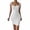 White, variant on Womens Sweetheart Neck Cap Sleeve Ribbed Bodycon Mini Dress Form Fitting Party Night Out Clubwear