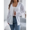 thumbnail image 7 of Long Sleeve Knit Cardigan (M, Beige), 7 of 7