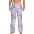 thumbnail image 2 of Picia Tie Dye Mens Soft Woven Cotton Elastic Waistband Sleep Pajama Pant Lounge Sleep Pant With Pockets And Drawstring-X-Large, 2 of 9