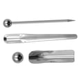 thumbnail image 3 of FUTUREORYY 4pcs/set Tile Tools Trowel Double Hole Silver Tile Flooring Tool for Kitchen, 3 of 8