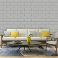 thumbnail image 2 of Dundee Deco Peel and Stick Self Adhesive Wallpaper - Geometric Grey Bricks, 18 ft x 24 in, 2 of 3
