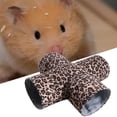 thumbnail image 3 of lionlar Collapsible Pet Hamster Tunnel Toys Tubes Portable for Small Animals Rabbit Four Four way, 3 of 9