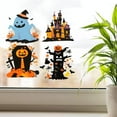 thumbnail image 7 of 4Pcs 6.3 Inch Halloween Window Clings Plastic PVC Holiday Ghosts Castles Pumpkins Tombstones Dead Tree Bats Spiders Mice Window Decoration Sticker, 7 of 7