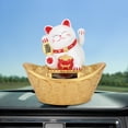 thumbnail image 2 of No Battery Required Home Ornament, Fortune Cat, For Apartments White, 2 of 8