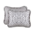 thumbnail image 2 of J. Queen New York  Luxembourg 4-piece Silver Damask Comforter Set California King, 2 of 4