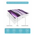 thumbnail image 5 of Quilts Twin XL Size, Purple Striped Ombre Soft Comforter Bedding Set for Bed, Modern Purple Moire Geometric Lightweight Quilted Bedspread with Pillow Cover(2 Pieces) for All Season, 68x98 Inch, 5 of 6