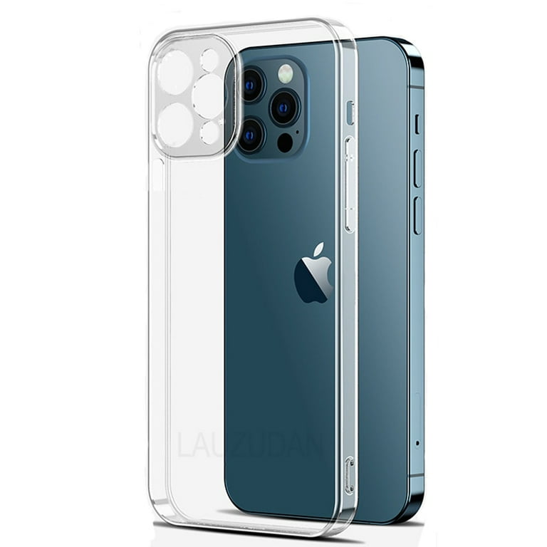 For iPhone 15 Pro Max 14 Plus 13 12 11 Metal Frame Matte Clear Phone Case  Cover