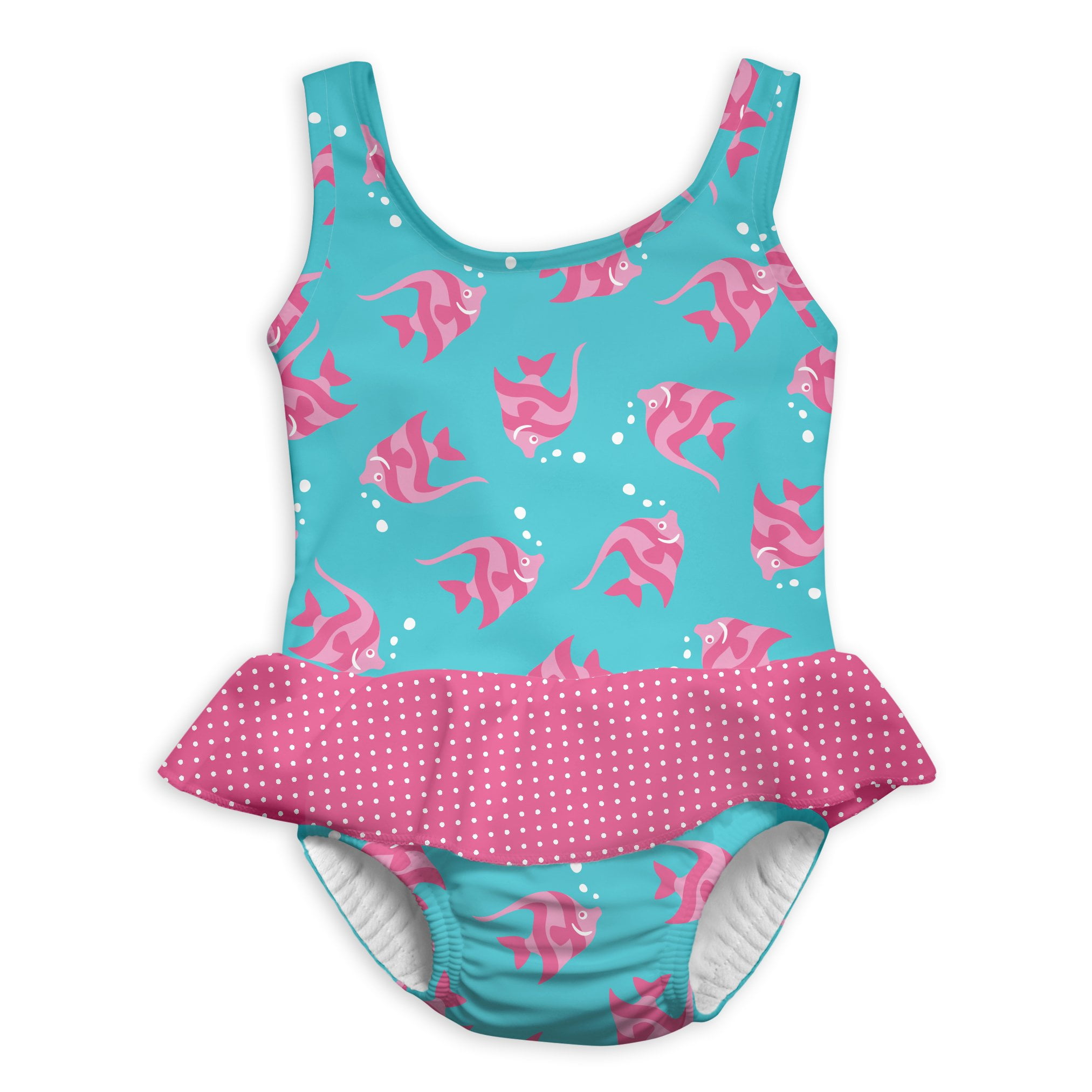 by green sprouts Girls One-Piece Swimsuit with Built in Reusable Swim Diaper i play by green sprouts Girls One-Piece Swimsuit with Built in Reusable Swim Diaper i play
