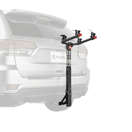 Allen Sports Deluxe 2-Bicycle Hitch Mounted Bike Rack Carrier, (Best Two Bike Hitch Rack)