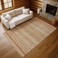 thumbnail image 7 of Addison Rugs Mayfield Premium Machine Washable Transitional Stripes Terracotta Rectangle Rug, 8' x 10', 7 of 7