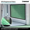 thumbnail image 5 of WARSUN Inflatable Paint Booth 28x15x10Ft with Double & Oversized Air Filter System Inflatable Spray Booth with 2 Blowers, 5 of 11