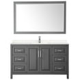 thumbnail image 6 of Wyndham Collection Wcv252560s-Vca-M58 Daria 60" Free Standing Single Basin Vanity Set -, 6 of 7