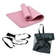 thumbnail image 3 of Esterilla de yoga antideslizante con correa de transporte y bolsa de almacenamiento. Almohadilla de ejercicio de alta densidad para Grueso 0.8cm Rosa, 3 of 8