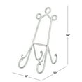 thumbnail image 4 of DecMode Gray Metal Scroll Display Easel, 6" x 10" x 13", 4 of 11