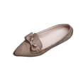 thumbnail image 1 of Womens Fashionable Casual Versatile Pointed Toe Slip-On Spring And Summer New Bowknot Flat Sandals, 1 of 8