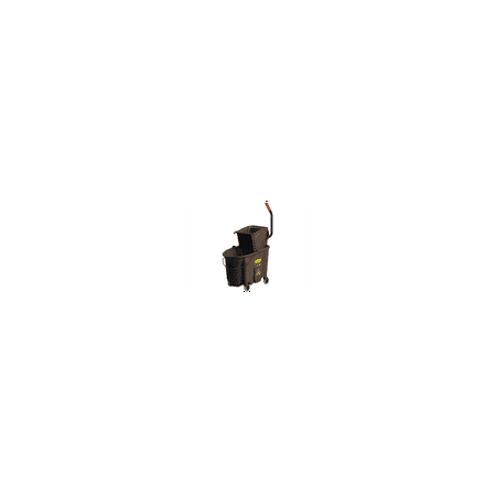 Rubbermaid Commercial 758088BN Wavebrake 35-Quart Bucket/Wringer Combinations, Brown
