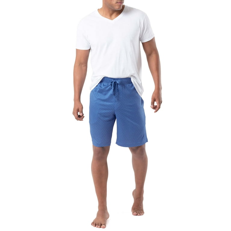 George Mens and Big Men s Printed Knit Sleep Pajama Shorts 2 Pack