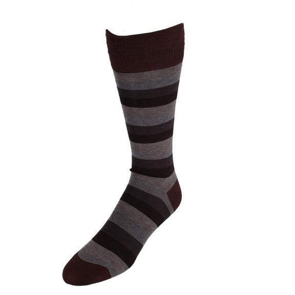 Dead Soxy  Thick Stripe Mid-Calf Premium Novelty Dress Socks (1 Pair) (Men)