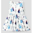 thumbnail image 1 of Disney Princess Robes pour Tout-Petites Fille la Reine des Neiges Elsa Anna Imprimé Sans Manches Robe de Jeu Taille 2-6, 1 of 5