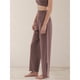 thumbnail image 5 of Pantalones de Yoga de Pierna para Mujer, Holgados y Cómodos, de Cintura Alta, con Bolsillos. Carmín L, 5 of 10