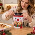thumbnail image 5 of 50 Pcs Christmas Goodie Bags, 9.25X6.1X1.37" Resealable Holiday Treat Bags with Handles, Plastic Snowman Gift Sacks, Xmas Candy Wrapping Bags, Party Favor Packets for Festive Present Packaging, 5 of 6