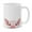 Baby Pig With Feets Out Animal, variant on WIRESTER 11 Oz Ceramic Tea Cup Coffee Mug, Black Spot Cow