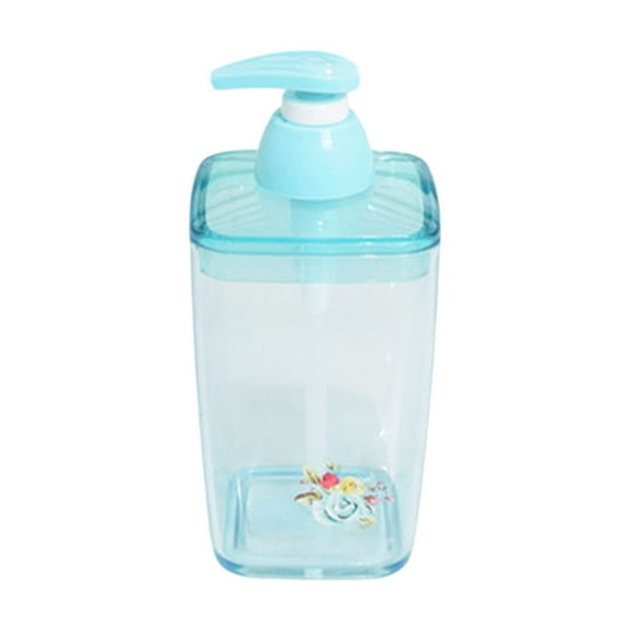 Btomtd Manual Foam Soap Dispenser Press Type Foaming Bottle for Cleanser Refillable Dispenser Bottle Container, Blue