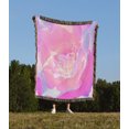 thumbnail image 2 of Pink Porcelain Flower Pastel Designs Inspired By Nature, Woven Blanket, 2 of 4