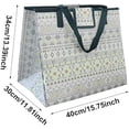 thumbnail image 3 of Waterproof Foldable Picnic Blanket 2 in 1 Mat Tote with Handle Portable for Beach Hiking Camping, 3 of 8