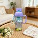 thumbnail image 5 of Botella de agua de plástico para beber, jarra de hidratación bidireccional con pajita y sorbo directo, botella deportiva portátil sin BPA, recipiente reutilizable a prueba de derrames para el hogar,, 5 of 6