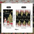 thumbnail image 2 of Christmas Foldable Decorative Placemats 2-in-1 Design 40 Pcs Set, 2 of 7