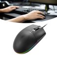 thumbnail image 3 of Rgb RGB Gaming Mouse 1600DPI High Fit RGB Backlight Compact Portable Wired Mouse for Office Household, 3 of 7