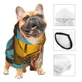 thumbnail image 3 of Honeii Melting Banana Fantasy Print Small Dog Hoodies Pet Hooded Sweatshirts Fall Winter Puppy Cat Sweaters Warm Clothes for Small Dogs Outfits Costume-X-Small, 3 of 7