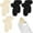 Black , Beige, variant on Back Heel Cushion Pads, Insert for Shoes That are Too Big, Self-Adhesive Heel Pads for Boots & Oversized Shoes, Shoe Heel Grips, Anti-Blister Heel Protectors (4 Pairs).,Black