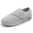 thumbnail image 1 of Zapatos para diabéticos ancho ajustable zapatos para hinchazón de pies para personas mayores alivio del dolor en el pie, 1 of 9