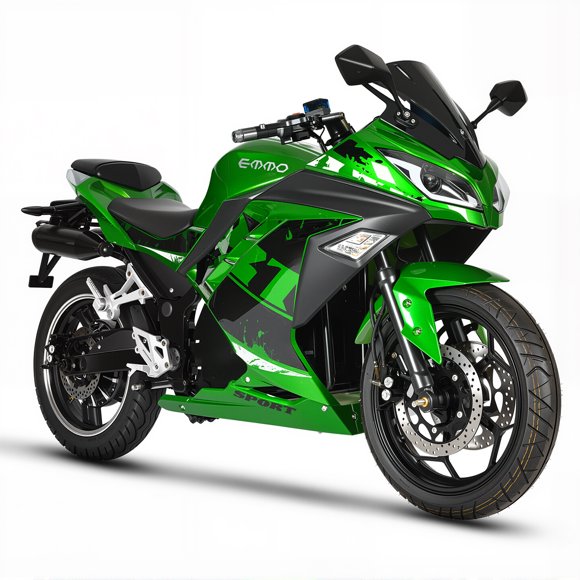Emmo Zone MAX Vélo Électrique - Moto Vélo Électrique - Lithium Double 84V - Autonomie 140km - Moteur QS Super Couple - Vert