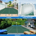 thumbnail image 5 of iCover Pool Safety Cover, Fits 20x40ft Rectangle Inground Swimming Pool, Heavy Duty Mesh High Strength Pool Cover, Green, 5 of 5