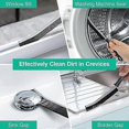 thumbnail image 2 of Gap cleaning brush 3 pieces, bath cleaning brush tile joint brush, hard brush cleaning brush for window, 2 of 3