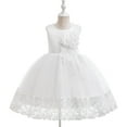 thumbnail image 1 of Cowsor Baby Girl Dress Flower Tulle Party Dresses Princess Pageant Birthday Wedding, 1 of 7