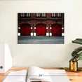 thumbnail image 3 of Elephant Stock Fire Station Wall Art - Horizontal Canvas Wall Art - Living Room Wall Decor - Architecture Canvas - Brown And White Decor - 12" x 8", 3 of 8