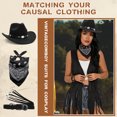 thumbnail image 2 of Vintage Styles Rodeos Hat With Waistbelt And Matching Western Themed Costume Jewelry Set, 2 of 8