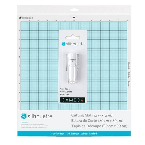 Silhouette Cameo 4 Autoblade & 12" x 12" Cutting Mat Combo Pack