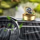 thumbnail image 1 of Ambientador solar giratorio para coche, aromaterapia de aire de doble anillo (sol dorado), 1 of 8